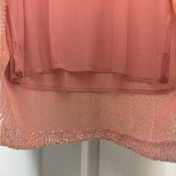 Pink Sequin Sleeveless Top - Picture 4 of 6